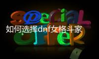 如何选择dnf女格斗家最佳转职